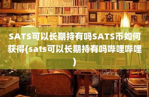 SATS可以长期持有吗SATS币如何获得(sats可以长期持有吗哔哩哔哩)