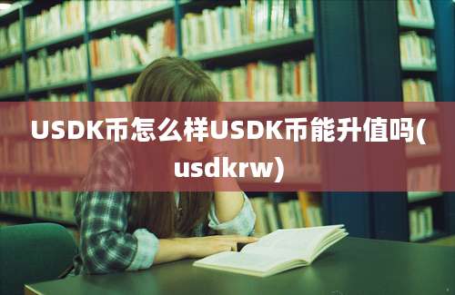 USDK币怎么样USDK币能升值吗(usdkrw)