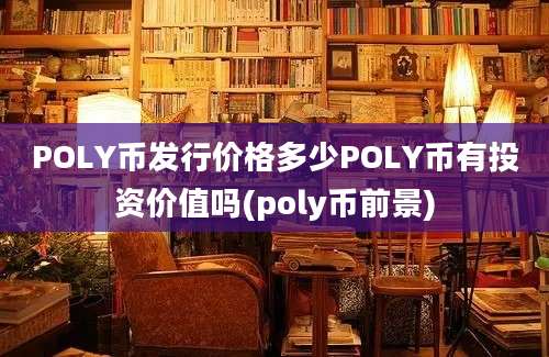 POLY币发行价格多少POLY币有投资价值吗(poly币前景)