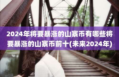 2024年将要暴涨的山寨币有哪些将要暴涨的山寨币前十(未来2024年)