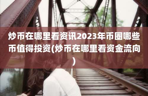 炒币在哪里看资讯2023年币圈哪些币值得投资(炒币在哪里看资金流向)