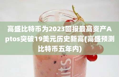 高盛比特币为2023回报最高资产Aptos突破19美元历史新高(高盛预测比特币五年内)