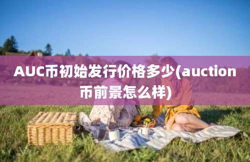 AUC币初始发行价格多少(auction币前景怎么样)