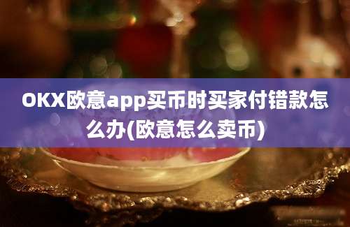 OKX欧意app买币时买家付错款怎么办(欧意怎么卖币)