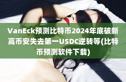 VanEck预测比特币2024年底破新高币安失去第一USDC逆转等(比特币预测软件下载)