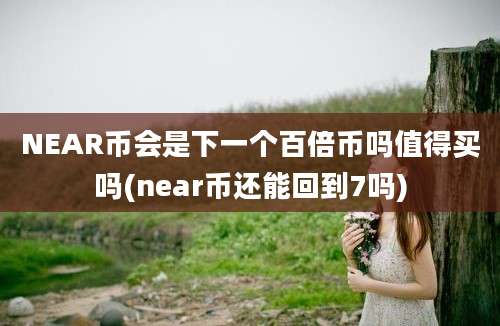 NEAR币会是下一个百倍币吗值得买吗(near币还能回到7吗)