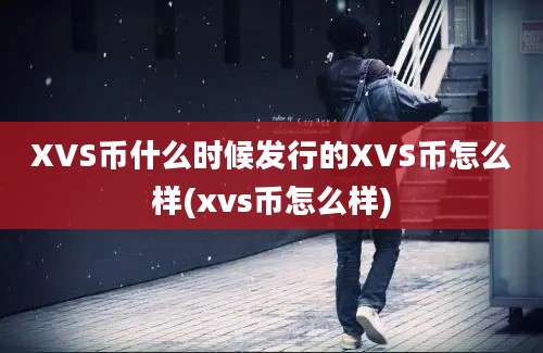 XVS币什么时候发行的XVS币怎么样(xvs币怎么样)