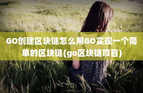 GO创建区块链怎么用GO实现一个简单的区块链(go区块链项目)