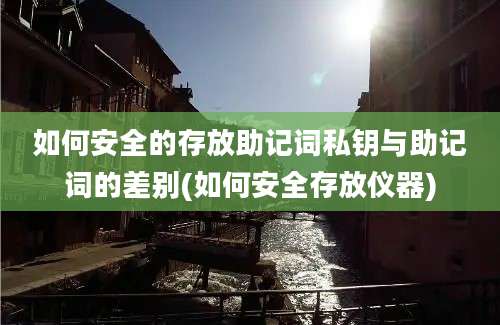 如何安全的存放助记词私钥与助记词的差别(如何安全存放仪器)