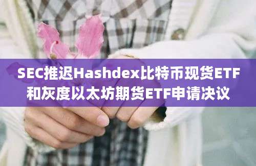 SEC推迟Hashdex比特币现货ETF和灰度以太坊期货ETF申请决议