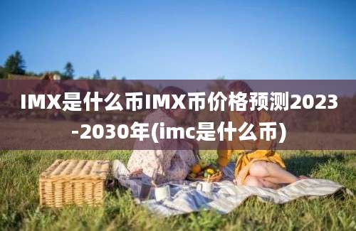 IMX是什么币IMX币价格预测2023-2030年(imc是什么币)