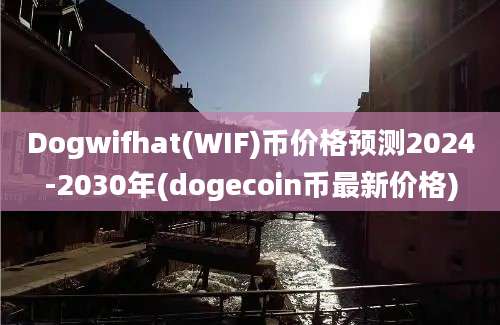 Dogwifhat(WIF)币价格预测2024-2030年(dogecoin币最新价格)