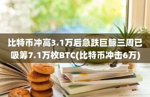 比特币冲高3.1万后急跌巨鲸三周已吸筹7.1万枚BTC(比特币冲击6万)