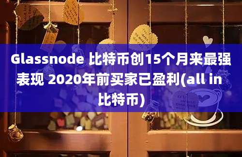 Glassnode 比特币创15个月来最强表现 2020年前买家已盈利(all in 比特币)