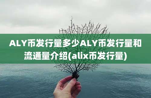 ALY币发行量多少ALY币发行量和流通量介绍(alix币发行量)