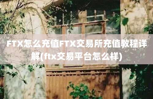 FTX怎么充值FTX交易所充值教程详解(ftx交易平台怎么样)