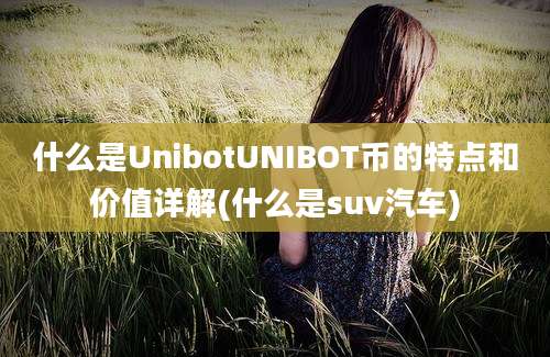 什么是UnibotUNIBOT币的特点和价值详解(什么是suv汽车)