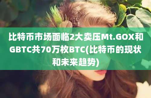 比特币市场面临2大卖压Mt.GOX和GBTC共70万枚BTC(比特币的现状和未来趋势)