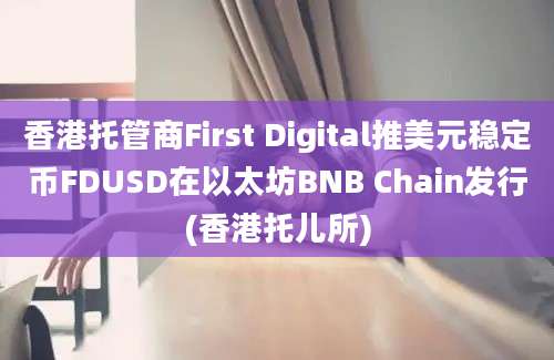 香港托管商First Digital推美元稳定币FDUSD在以太坊BNB Chain发行(香港托儿所)