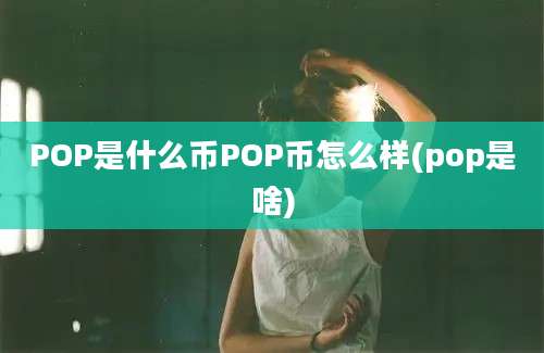 POP是什么币POP币怎么样(pop是啥)