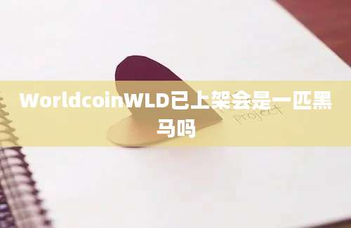 WorldcoinWLD已上架会是一匹黑马吗