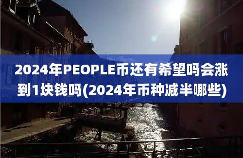 2024年PEOPLE币还有希望吗会涨到1块钱吗(2024年币种减半哪些)