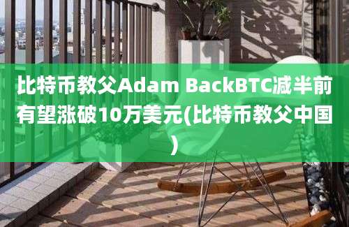 比特币教父Adam BackBTC减半前有望涨破10万美元(比特币教父中国)