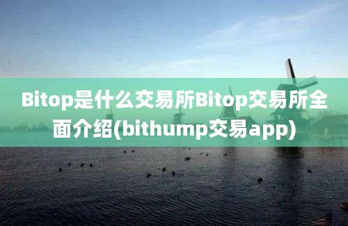 Bitop是什么交易所Bitop交易所全面介绍(bithump交易app)