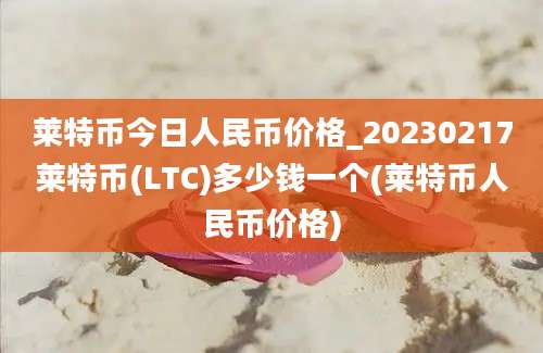 莱特币今日人民币价格_20230217莱特币(LTC)多少钱一个(莱特币人民币价格)