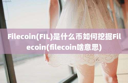 Filecoin(FIL)是什么币如何挖掘Filecoin(filecoin啥意思)