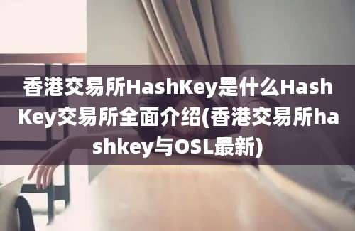 香港交易所HashKey是什么HashKey交易所全面介绍(香港交易所hashkey与OSL最新)