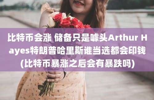 比特币会涨 储备只是噱头Arthur Hayes特朗普哈里斯谁当选都会印钱(比特币暴涨之后会有暴跌吗)