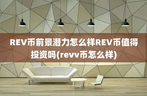 REV币前景潜力怎么样REV币值得投资吗(revv币怎么样)