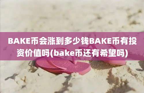 BAKE币会涨到多少钱BAKE币有投资价值吗(bake币还有希望吗)