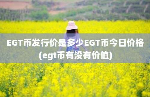 EGT币发行价是多少EGT币今日价格(egt币有没有价值)