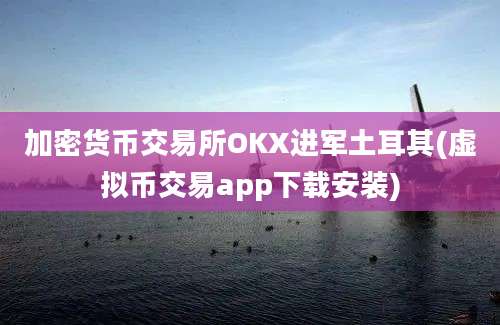 加密货币交易所OKX进军土耳其(虚拟币交易app下载安装)