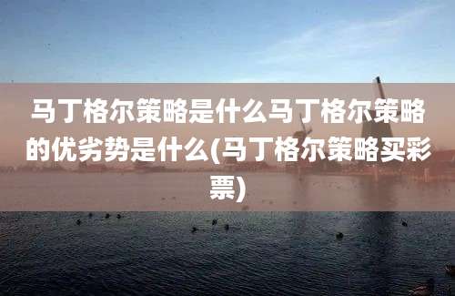 马丁格尔策略是什么马丁格尔策略的优劣势是什么(马丁格尔策略买彩票)