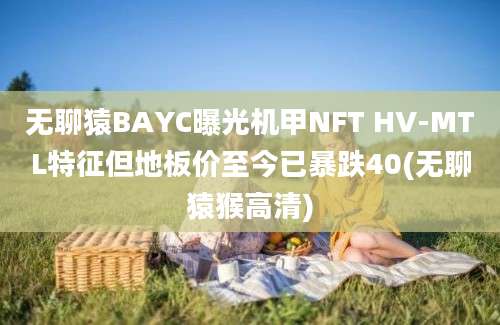 无聊猿BAYC曝光机甲NFT HV-MTL特征但地板价至今已暴跌40(无聊猿猴高清)