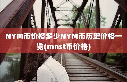 NYM币价格多少NYM币历史价格一览(mnst币价格)