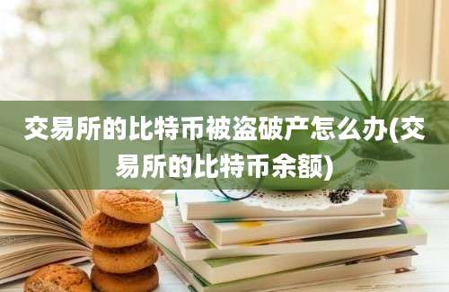 交易所的比特币被盗破产怎么办(交易所的比特币余额)