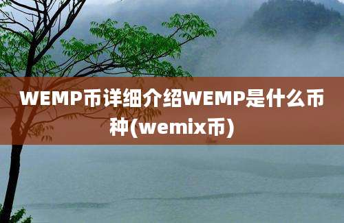 WEMP币详细介绍WEMP是什么币种(wemix币)