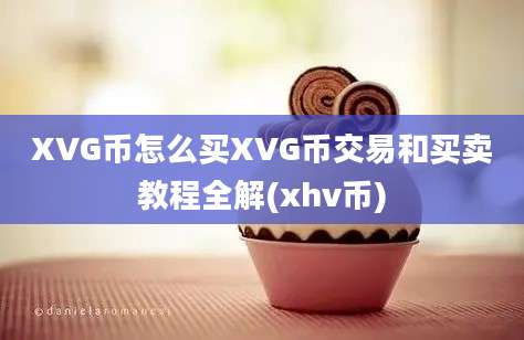 XVG币怎么买XVG币交易和买卖教程全解(xhv币)