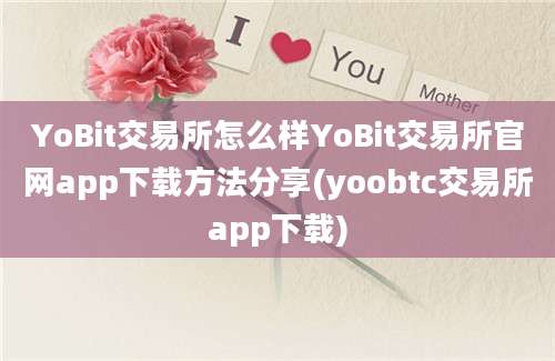 YoBit交易所怎么样YoBit交易所官网app下载方法分享(yoobtc交易所app下载)