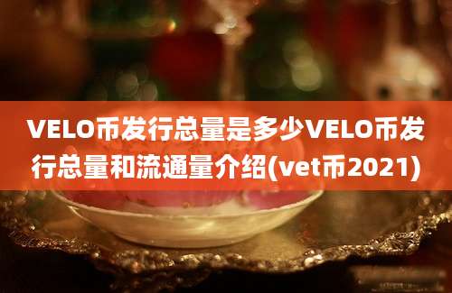 VELO币发行总量是多少VELO币发行总量和流通量介绍(vet币2021)