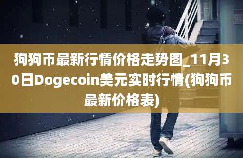 狗狗币最新行情价格走势图_11月30日Dogecoin美元实时行情(狗狗币最新价格表)