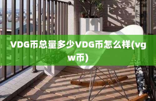 VDG币总量多少VDG币怎么样(vgw币)