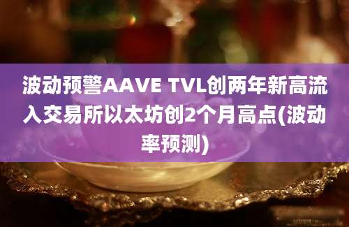 波动预警AAVE TVL创两年新高流入交易所以太坊创2个月高点(波动率预测)