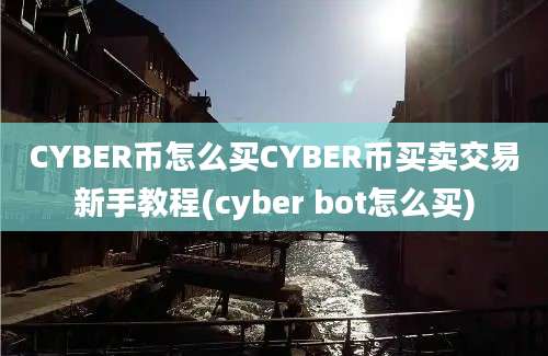 CYBER币怎么买CYBER币买卖交易新手教程(cyber bot怎么买)