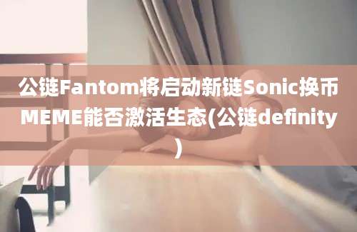 公链Fantom将启动新链Sonic换币MEME能否激活生态(公链definity)