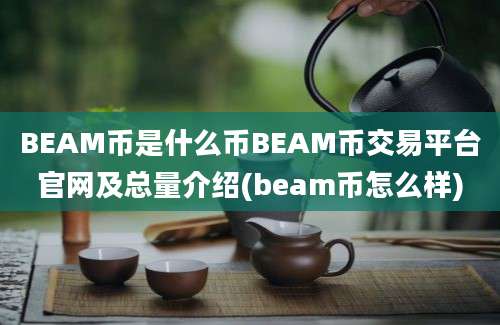 BEAM币是什么币BEAM币交易平台官网及总量介绍(beam币怎么样)